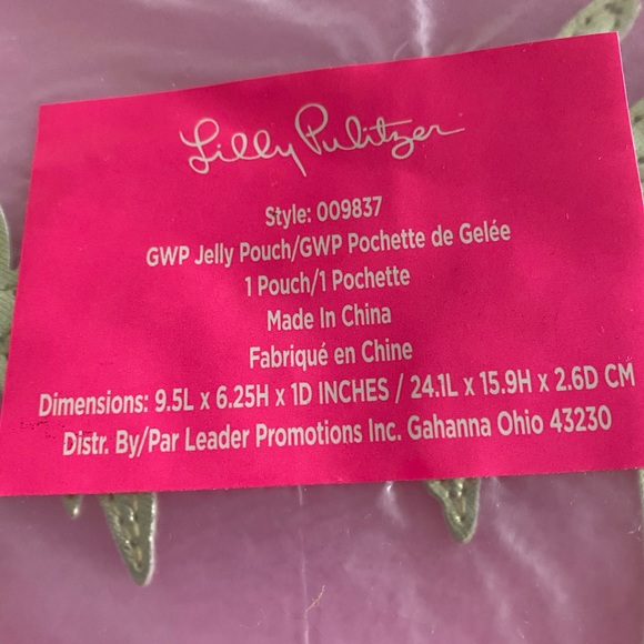 NIP Lilly Pulitzer jelly pouch - Picture 2 of 4